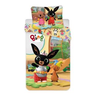 JERRY FABRICS Obliečky do postieľky králik Bing a Flop v herni Bavlna, 100/135, 40/60 cm