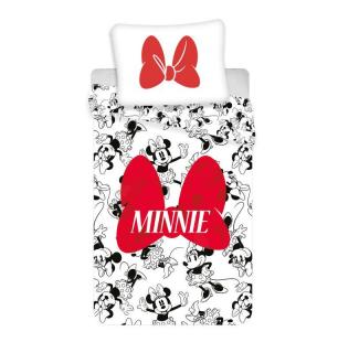 JERRY FABRICS Obliečky Minnie Red Bow Bavlna 140/200, 70/90 cm