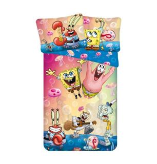 JERRY FABRICS Obliečky Sponge Bob Party micro Mikrovlákno, 140/200, 70/90 cm
