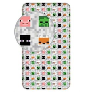 JERRY FABRICS Plachta Minecraft Adventure Bavlna, 90/200 cm