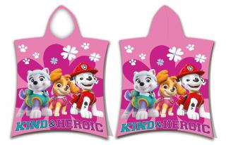 JERRY FABRICS Pončo Paw Patrol PP475 Bavlna Froté, 50/57 cm