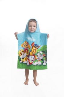 JERRY FABRICS Pončo Veselá Patrola 159 Bavlna Froté 50/115 cm