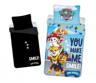 JERRY FABRICS Svietiace obliečky Paw Patrol make me smile Bavlna, 140/200, 70/90 cm