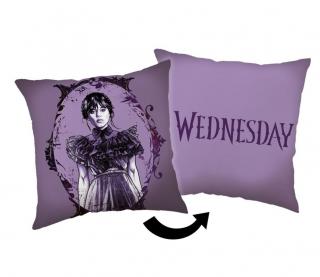 JERRY FABRICS Vankúšik Wednesday Purple  Polyester, 40/40 cm