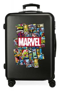 JOUMMABAGS ABS Cestovný kufor Comic Marvel Black ABS plast, 68x48x26 cm 70 l