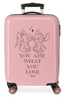 JOUMMABAGS ABS Cestovný kufor Lilo and Stitch You Love ABS plast, 55x38x20 cm 34 l