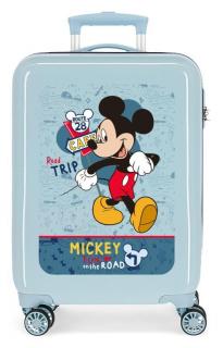 JOUMMABAGS ABS Cestovný kufor Mickey Road Trip ABS plast, 55x38x20 cm 34 l