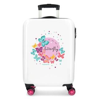 JOUMMABAGS ABS Cestovný kufor MOVOM Motýlci ABS plast, 55x38x20 cm, objem 34 l