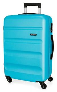 JOUMMABAGS ABS Cestovný kufor Roll Road Flex Light Blue  ABS plast, 91 l