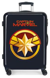 JOUMMABAGS Cestovný kufor ABS Captain Marvel ABS plast, objem 70 l
