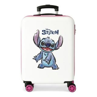 JOUMMABAGS Cestovný kufor ABS Lilo a Stitch Blanco ABS plast, 55x38x20 cm, objem 34 l