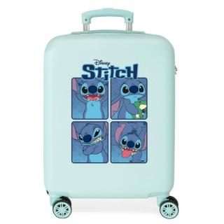 JOUMMABAGS Cestovný kufor ABS Lilo a Stitch Moods ABS plast, 55x38x20 cm, objem 34 l