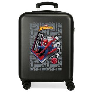 JOUMMABAGS Cestovný kufor ABS Spiderman Great Power black  ABS plast, 55x38x20 cm, 34 l