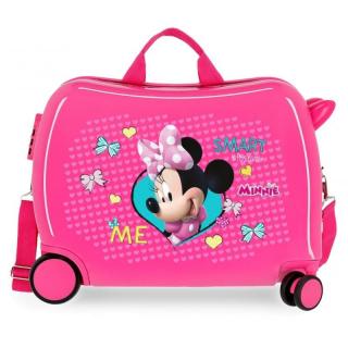 JOUMMABAGS Detský kufrík Minnie Happy MAXI ABS plast, 50x38x20 cm, objem 34 l