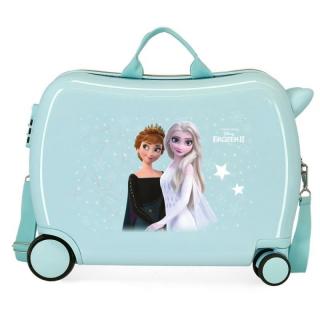 JOUMMABAGS Detský kufrík na kolieskach Ľadové Kráľovstvo Frosted Light MAXI ABS plast, 50x38x20 cm, 34 l