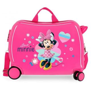 JOUMMABAGS Detský kufrík na kolieskach Minnie Love MAXI ABS plast, 50x38x20 cm, 34 l