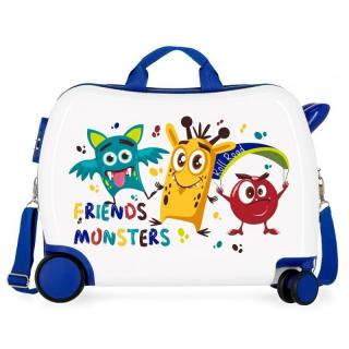JOUMMABAGS Detský kufrík na kolieskach Roll Road Little Me Friends MAXI ABS plast, 50x38x20 cm, 34 l