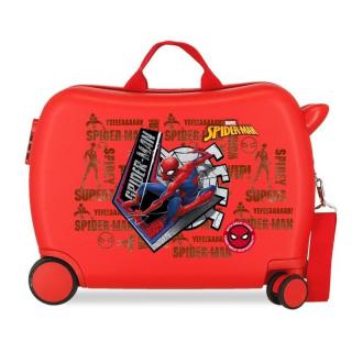 JOUMMABAGS Detský kufrík na kolieskach Spiderman Great Power red MAXI ABS plast, 34 l, 50x38x20 cm