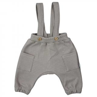 KOALA Detské záhradníčky Pure beige bavlna,/elastan 80 (9-12m)