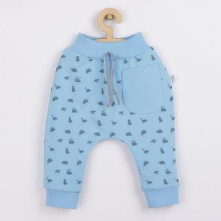 KOALA Dojčenské tepláčky Koala Dinosaur modrá Bavlna/Elastan 62 (3-6m)