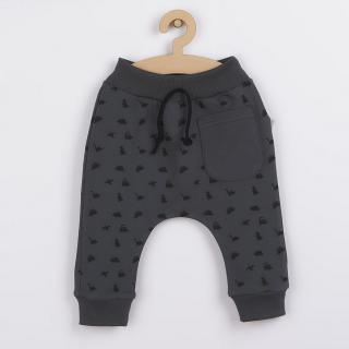KOALA Dojčenské tepláčky Koala Dinosaur sivá Bavlna/Elastan 62 (3-6m)