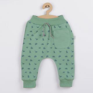 KOALA Dojčenské tepláčky Koala Dinosaur zelená Bavlna/Elastan 80 (9-12m)