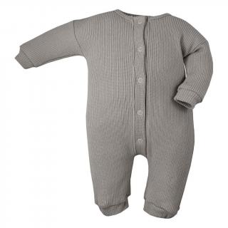 KOALA Kojenecký overal Pure beige Bavlna/Elastan 74 (6-9m)