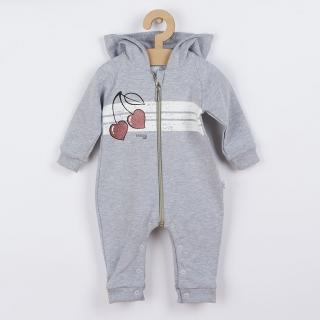 KOALA Kojenecký teplákový overal Koala Cherry 100% Bavlna 62 (3-6m)