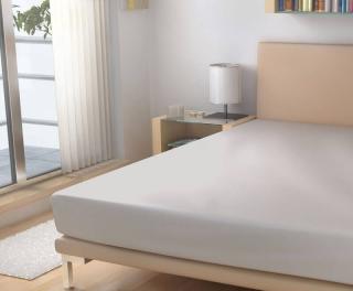 Kvalitex Froté plachta jednolôžko 90x200 cm SVETLO SIVÁ Bavlna/Polyester