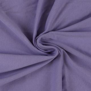 Kvalitex Jersey plachta FIALOVÁ Bavlna, 140/200 cm
