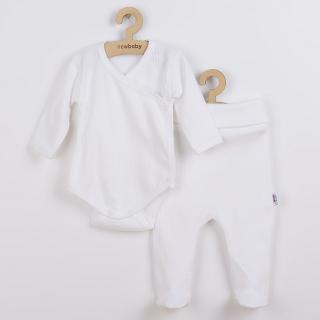 NEW BABY 2-dielna dojčenská súprava Practical biela chlapec 68 100% bavlna 68 (4-6m)