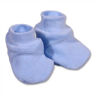 NEW BABY Detské papučky modré bavlna/polyester 62 (3-6m)
