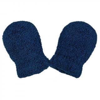 NEW BABY Detské zimné rukavičky tmavo ružové tmavo modré polyester/elastan 62 (3-6m)