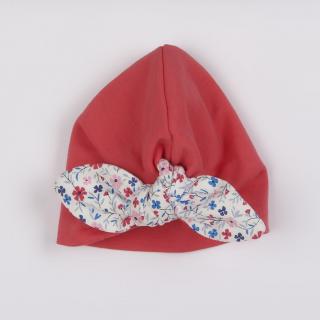 NEW BABY Dievčenská čiapočka turban For Girls 100% bavlna 74 (6-9m)