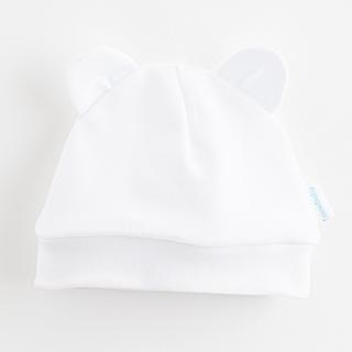 NEW BABY Dojčenská bavlnená čiapočka Kids biela 100% bavlna 62 (3-6m)