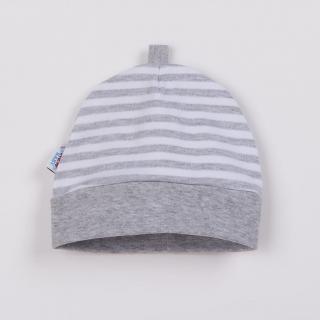NEW BABY Dojčenská bavlnená čiapočka Zebra exclusive 100% bavlna 74 (6-9m)