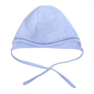 NEW BABY Dojčenská čiapočka modrá 100% bavlna 62 (3-6m)