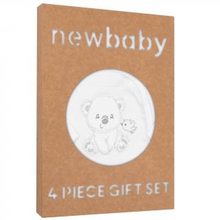 NEW BABY Dojčenská súprava do pôrodnice Sweet Bear biela 50 100% bavlna 50