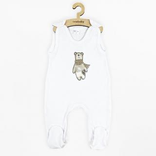 NEW BABY Dojčenské bavlnené dupačky Polar Bear 100% bavlna 56 (0-3m)