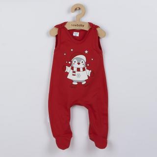 NEW BABY Dojčenské bavlnené dupačky Winter Penguin 86 100% bavlna 86 (12-18m)