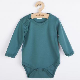 NEW BABY Dojčenské body Classic II petrolejové 80 100% bavlna 80 (9-12m)