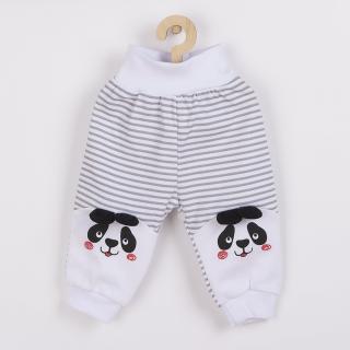 NEW BABY Dojčenské tepláčky Panda 100% bavlna 86 (12-18m)