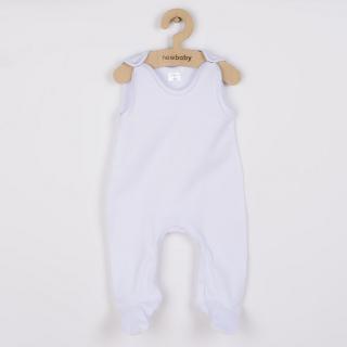 NEW BABY Dupačky biele New Baby Classic 100% bavlna 50