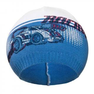 NEW BABY Jesenná detská čiapočka Racing tmavo modrá 100% bavlna 110 (4-5r)