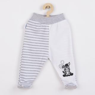 NEW BABY Kojenecké bavlněné polodupačky Zebra exclusive 80 100% bavlna 80 (9-12m)