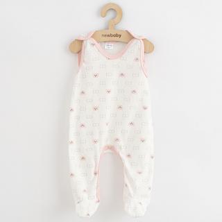 NEW BABY Kojenecké dupačky Classic II medvídek růžový 100% bavlna 80 (9-12m)