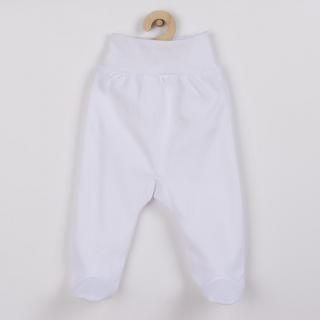 NEW BABY Kojenecké polodupačky Classic II biele 100% bavlna 62 (3-6m)