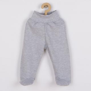 NEW BABY Kojenecké polodupačky Classic II šedé 80 100% bavlna 80 (9-12m)