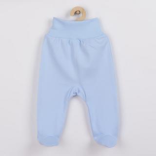 NEW BABY Kojenecké polodupačky modré 100% bavlna 80 (9-12m)