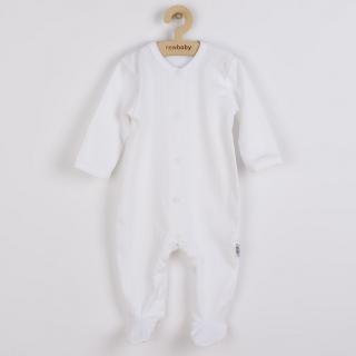 NEW BABY Kojenecký bavlněný overal New Baby Practical bílý kluk 100% Bavlna 92 (18-24m)
